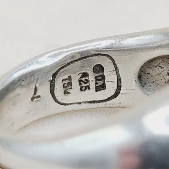 David Yurman Vintage Renaissance Citrine Ring With Gold - Picture 15 of 15